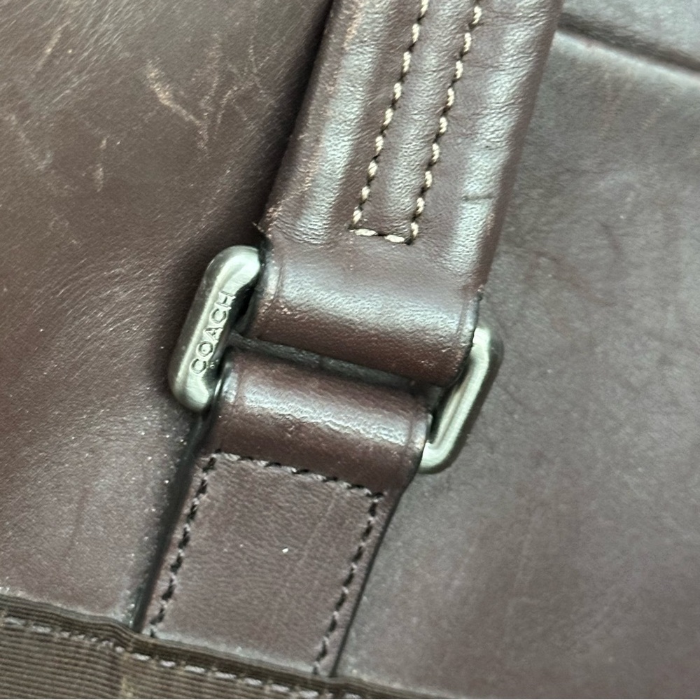 COACH Lexington commuter soft leather briefcase F70707 - Picture 12 of 16